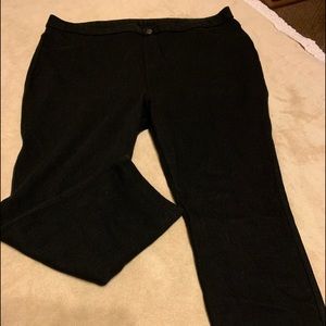 Vera Wang black crop legging L